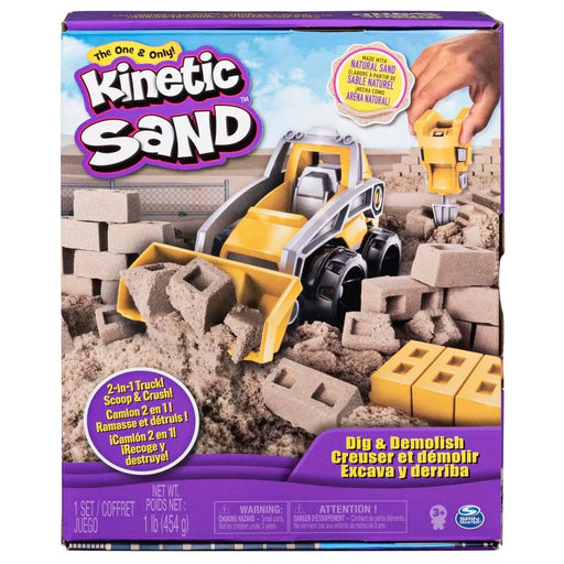 Kinetic Sand kaiva ja murskaa taikahiekka setti