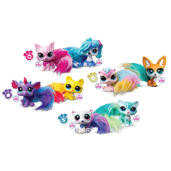 Littlest Pet Shop Twisted Tails Pet Pairs S6 - Glam Glacier - Ennakkotilaus!