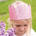 Lasten glitter kruunu ja taikasauva - pinkki
