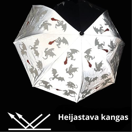 Lasten heijastava Magic Sateenvarjo - Lohikäärme