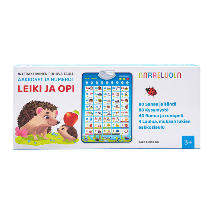 Leiki- ja opi Interaktiivinen puhuva taulu - Aakkoset ja Numerot