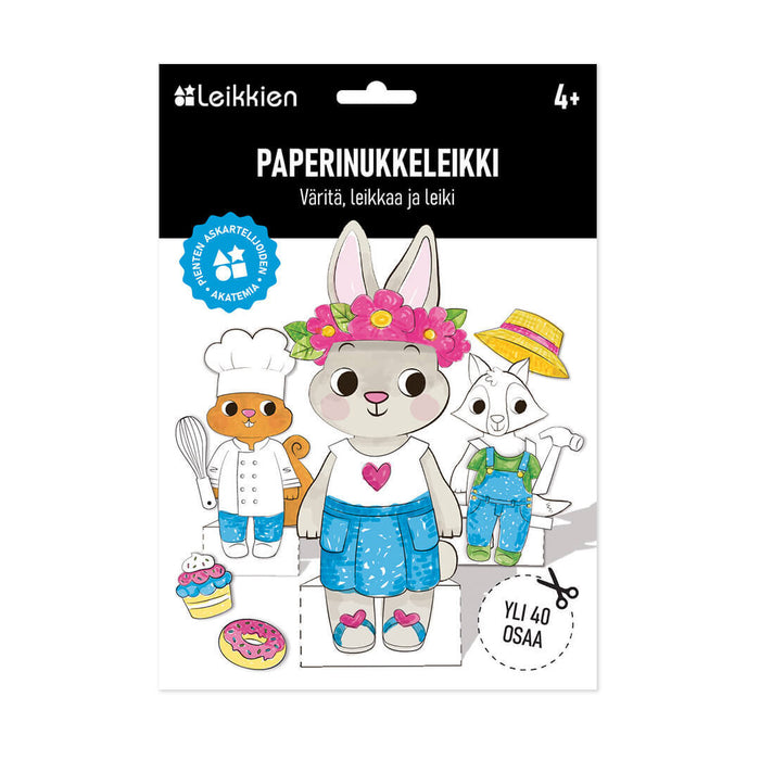 Leikkien Paperinukke askartelu pakkaus