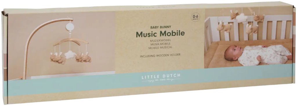 Little Dutch Baby Bunny puinen musiikki Mobile