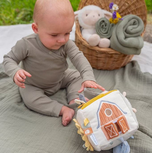 Little Dutch Farmi pehmeä Puuhakuutio