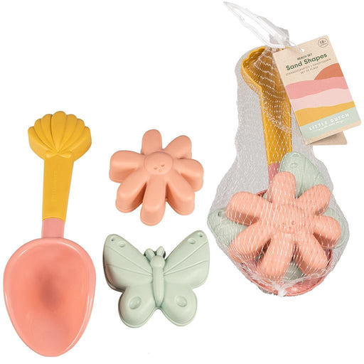 Little Dutch hiekka lapio ja muotit 2kpl - pinkki