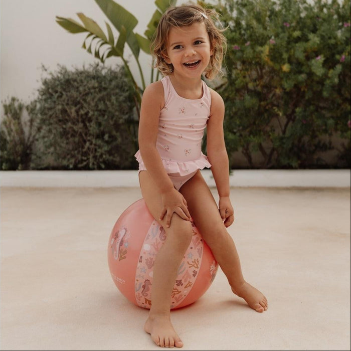 Little Dutch puhallettava Rantapallo - Ocean Dream pink
