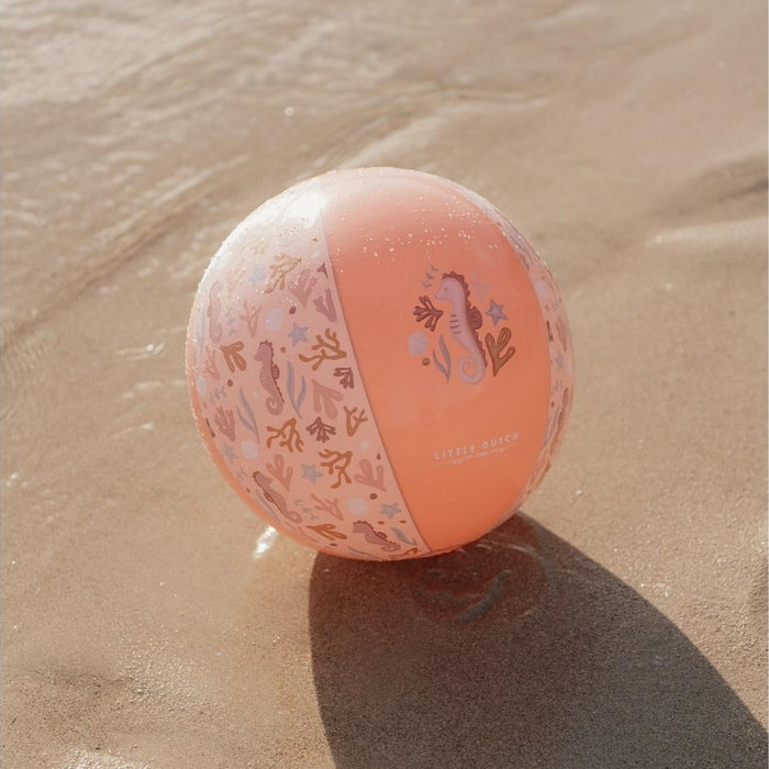 Little Dutch puhallettava Rantapallo - Ocean Dream pink