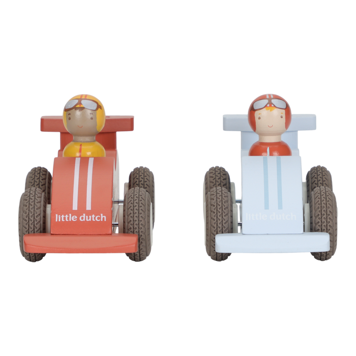 Little Dutch puiset pullback Kilpa-autot 2kpl