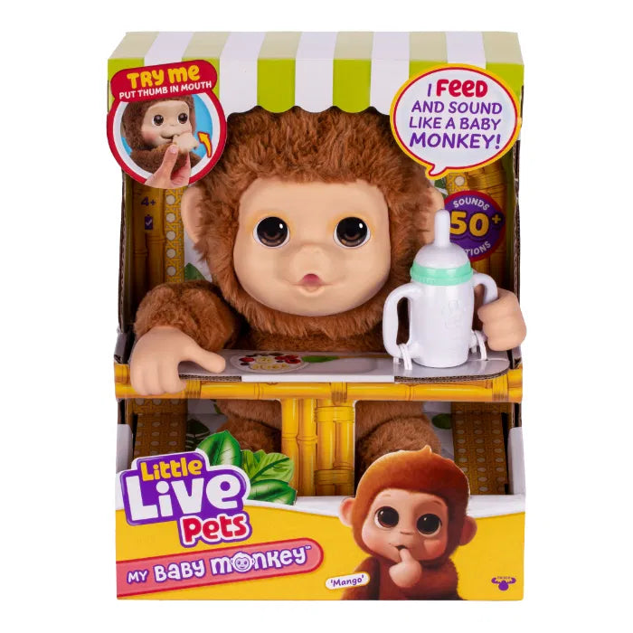 Little Live Pets My Baby Monkey interaktiivinen apina lemmikki