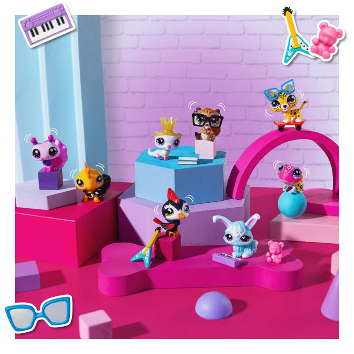 Littlest Pet Shop G7 S5 Punk & Pastel Pet Pair, Tikka #411 ja Pupu #412 - Ennakkotilaus