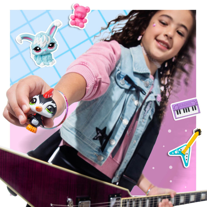 Littlest Pet Shop G7 S5 Punk & Pastel Pet Pair, Tikka #411 ja Pupu #412 - Ennakkotilaus