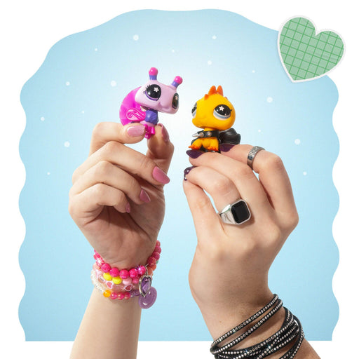 Littlest Pet Shop G7 S5 Sugar & Spikes Pet Pair, Ampiainen #413 ja Iguaani #414 - Ennakkotilaus