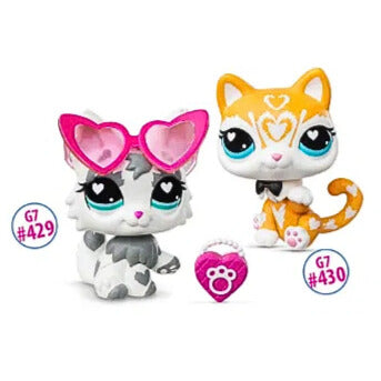 Littlest Pet Shop G7 S5 Valentines Pet Pair, Kissa #429 ja Kissa #430 - Ennakkotilaus
