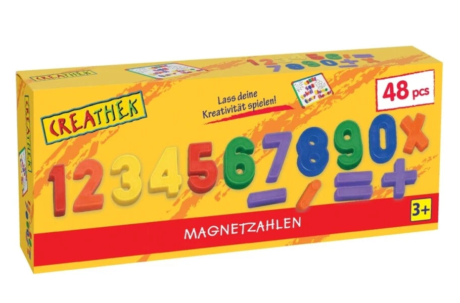 Magneetti numerot lasku harjoituksiin 48kpl