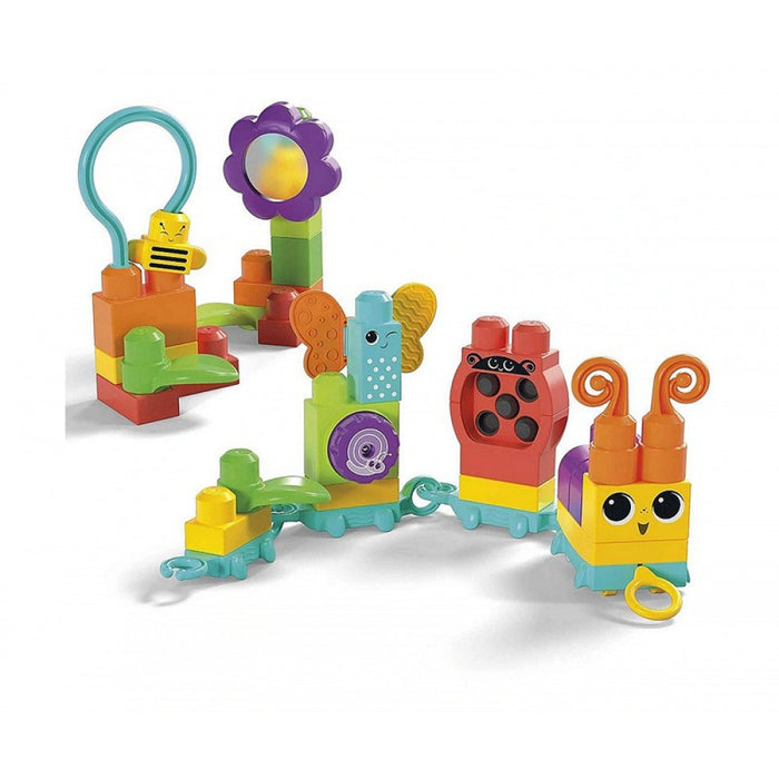 Mega Bloks toukka Juna rakennuspalat