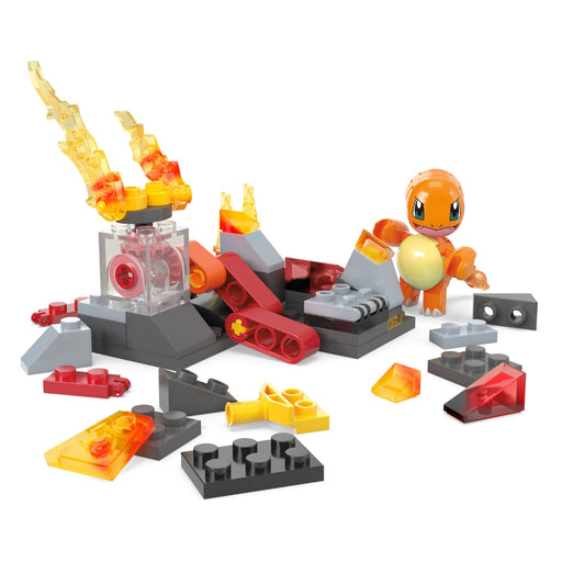 Mega Construx Pokemon Charmanders Fire Spin -rakennussetti