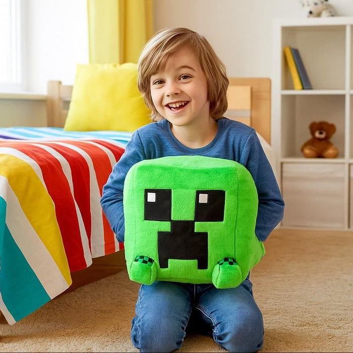 Minecraft kuutio Creeper pehmolelu 35cm
