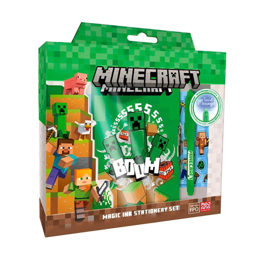 Minecraft Päiväkirja, taikakynä ja tarrat