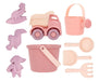 Monnëka lasten hiekkalelut - pastel pink