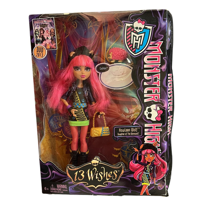 Monster High 13 Wishes Howleen Wolf nukke - Second Hand