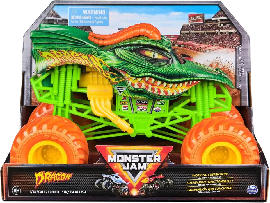 Monster Jam Collector Dragon auto 1:24
