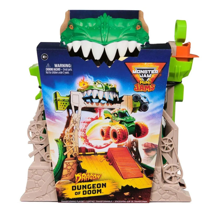 Monster Jam Mini Dragon Dungeon of Doom leikkiseitti