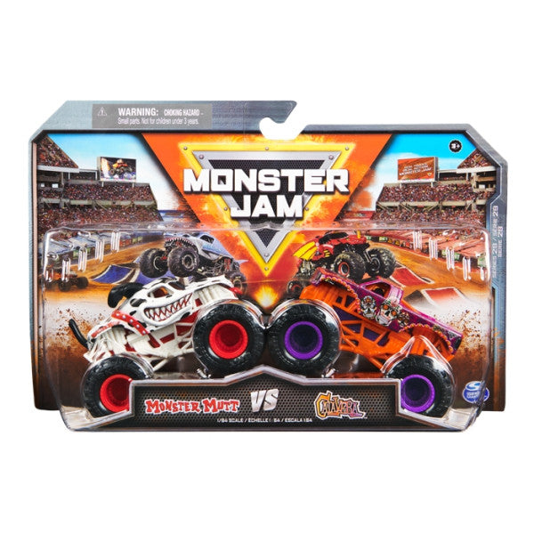 Monster Jam Monster Mutt vs Calavera autot 2kpl
