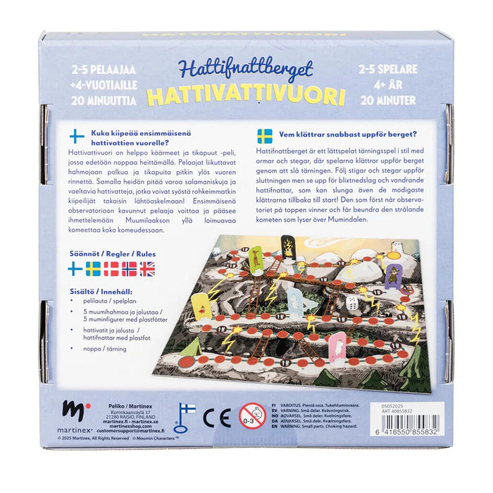 Muumi ja Hattivattivuori lautapeli 4+