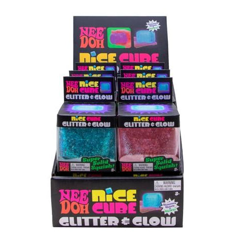 NEEDOH Nice Cube Glitter & Glow 1kpl - valitse väri
