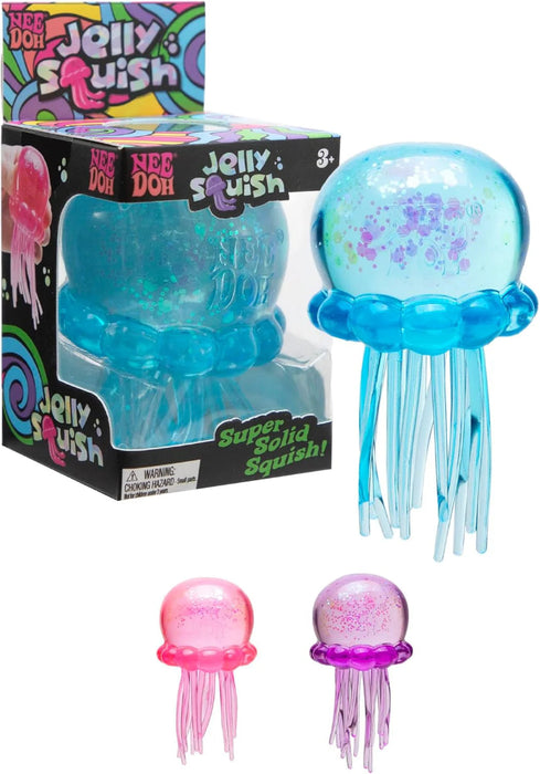 NEEDOH Jelly Squish puristeltava meduusa 1kpl - valitse väri