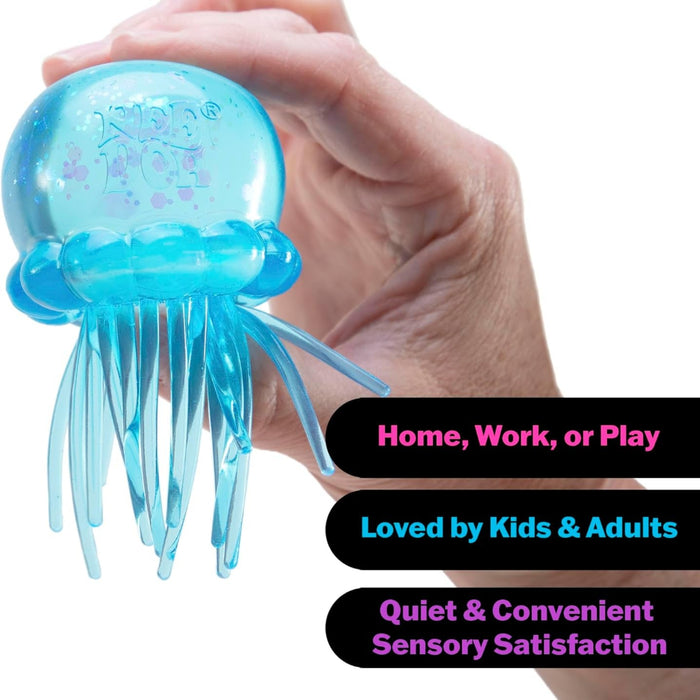 NEEDOH Jelly Squish puristeltava meduusa 1kpl - valitse väri