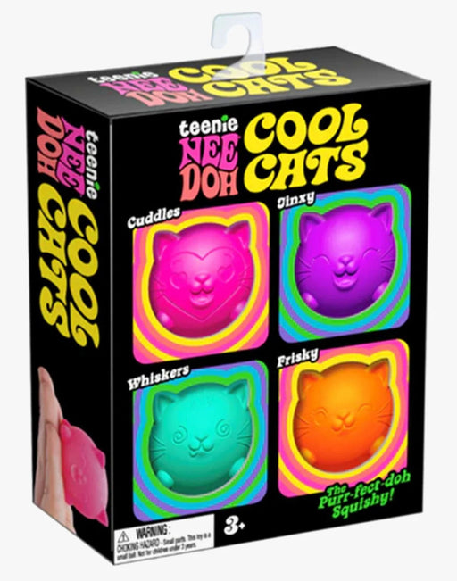 NEEDOH Teenie Cool Cats 4-pack stressi pallo