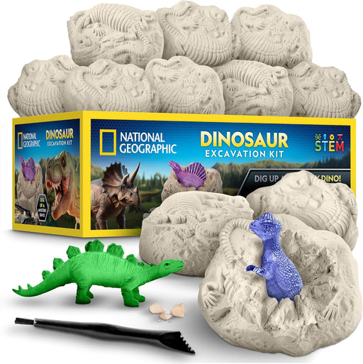 National Geographic pimeässä hohtava Dinosaurus yllätys pakkaus