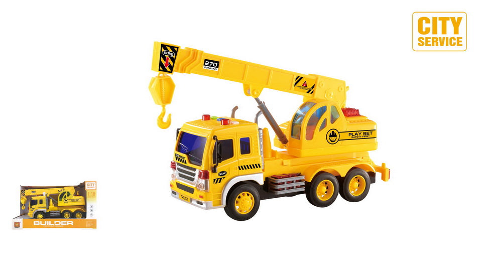 Nosturiauto valoilla ja äänillä 26cm