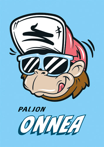 Onnittelukortti Cool Apina