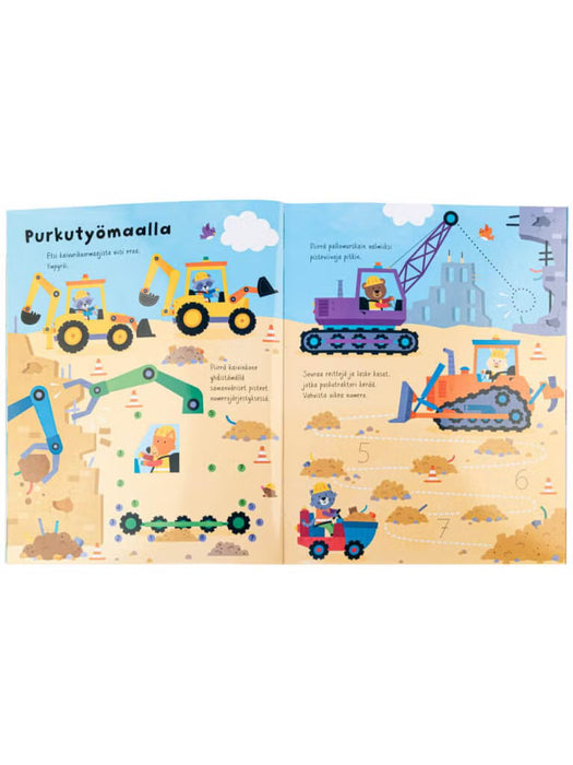Oppi&ilo pyyhittävä Kulkuneuvot -puuhakirja 4-6v