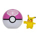 Pokemon Pikachu figuuri ja Clip'n' Go - poke pallo
