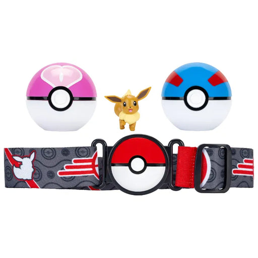 Pokemon Poké Ball Clip 'n' Go leikkisetti vyöllä - Eevee