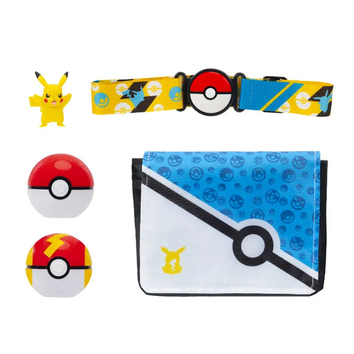 Pokemon Poké Ball Clip 'n' Go Pikachu - vyö ja laukku setti