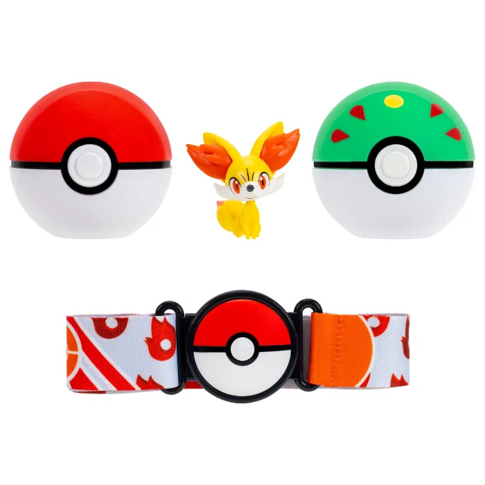 Pokemon Poké Ball Clip 'n' Go Fennekin -vyösetti