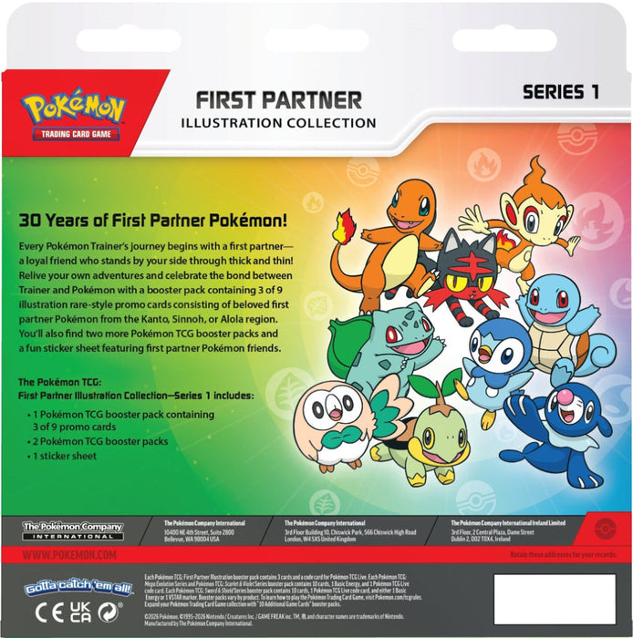 Pokémon First Partner Illustration Collection Series 1
