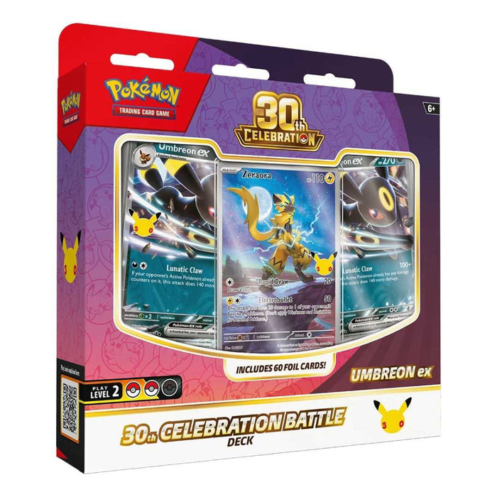 Pokémon 30th Celebration Battle Deck Umbreon ex keräilykortti pakkaus - Ennakko