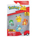 Pokemon Battle figuuri 4-Pack - Pikachu, Squirtle, Charmander, Bulbasaur