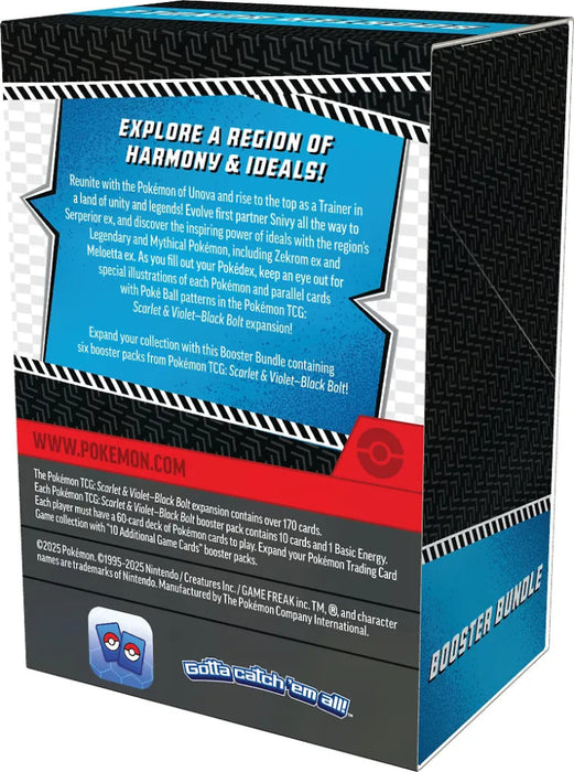 Pokemon Booster Bundle ZSV10.5 Black Bolt keräilykortti pakkaus