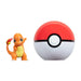 Pokemon Charmander figuuri ja Clip'n' Go - poke pallo
