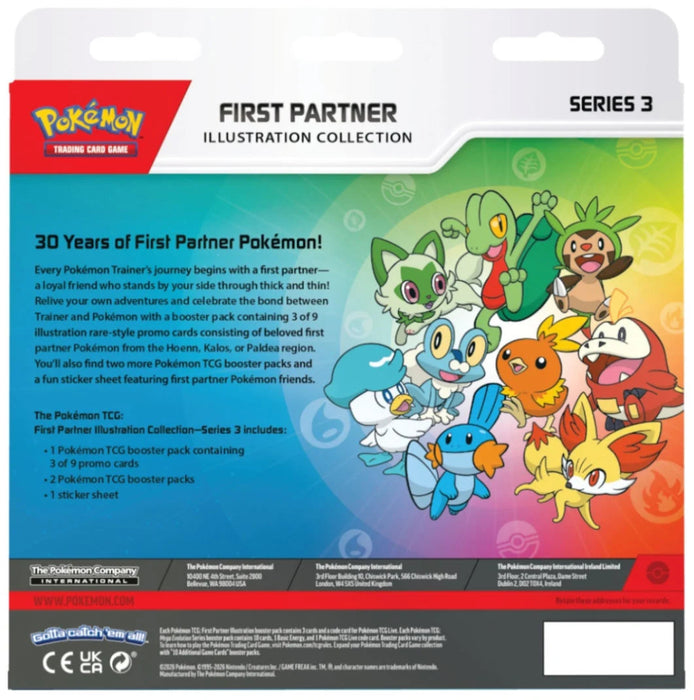 Pokémon First Partner Illustration Collection Series 3 - Ennakkotilaus