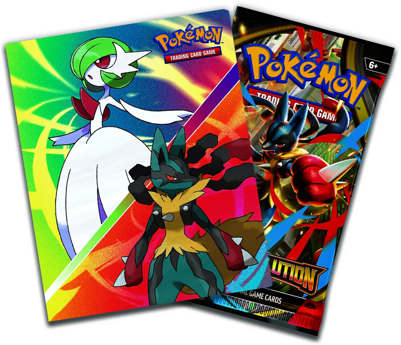 Pokemon ME01 Mega Evolution mini kansio + Booster korttipakkaus - Ennakko