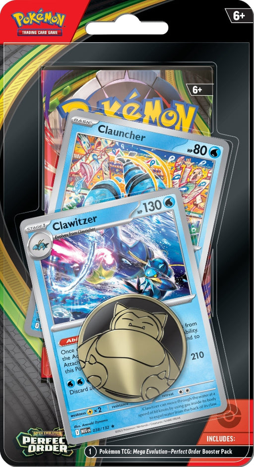 Pokemon ME03 Perfect Order Checklane Blister - Clawitzer - Ennakkotilaus