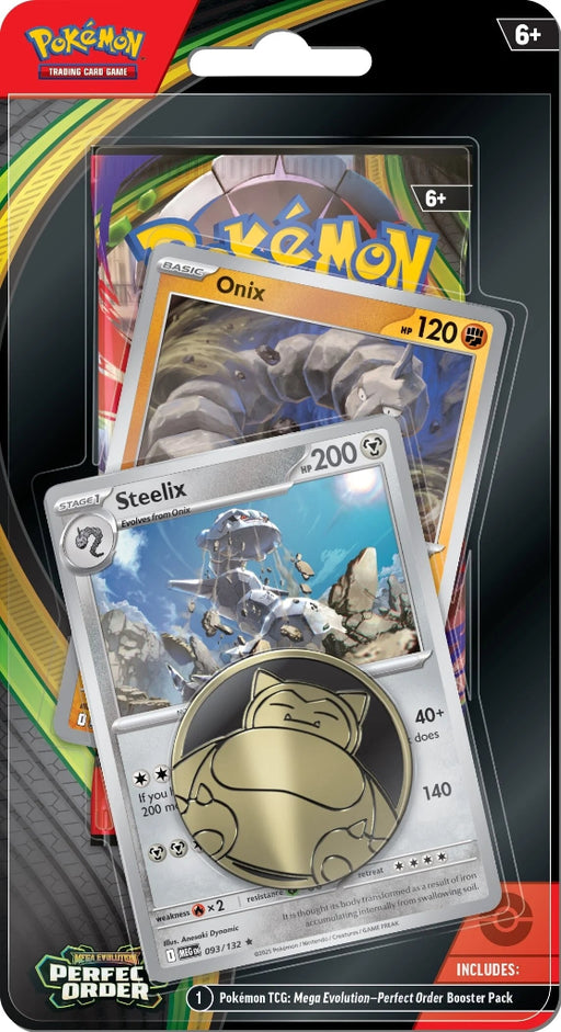 Pokemon ME03 Perfect Order Checklane Blister - Steelix - Ennakkotilaus