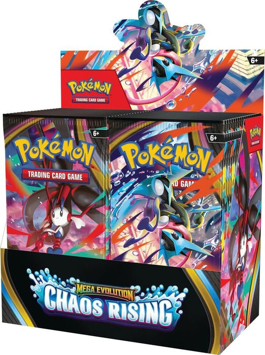 Pokemon ME04 Chaos Rising Booster Display
